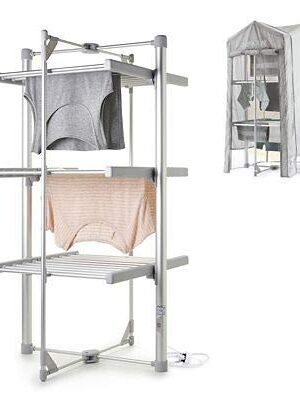 Dry:Soon Mini 3-Tier Heated Clothes Airer and Cover Offer Bundle