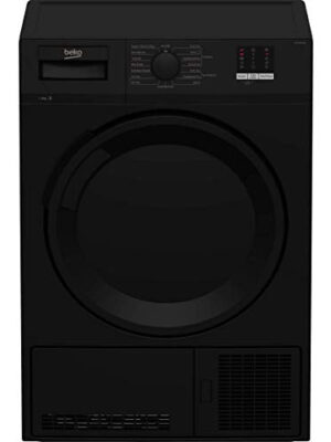 Beko DTLCE80051B Freestanding 8kg Condenser Tumble Dryer - Black