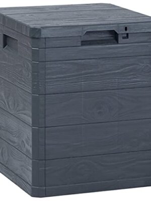 vidaXL Garden Storage Box Lockable Outdoor Patio Cabinet Deck Utility