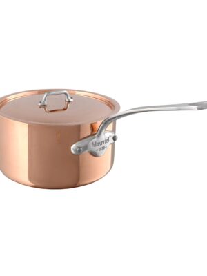 Mauviel M'150S Saucepan with Copper Lid